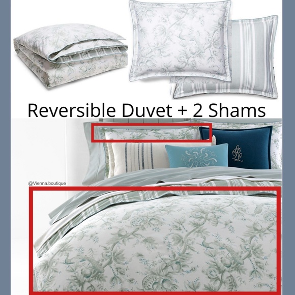 NIB‎ Lauren Ralph Lauren 3PC Julianne Toile King Se - Picture 9 of 12